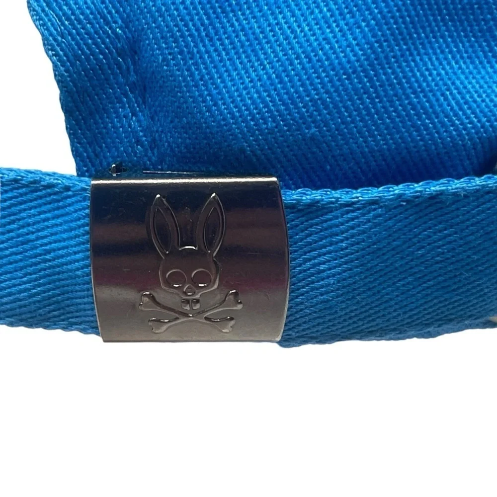 Psycho Bunny Men’s Hindes Trucker Hat Baseball Cap seaport Blue NWT
